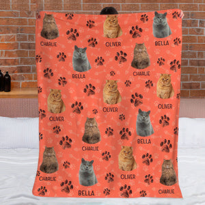 GeckoCustom Custom Photo Dog Cat Paw Pet Blanket T368 888773