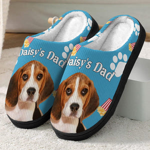 GeckoCustom Custom Photo Dog Cat Plush Slippers 888683 TA29 HN590