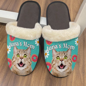 GeckoCustom Custom Photo Dog Cat Plush Slippers T368 HN590