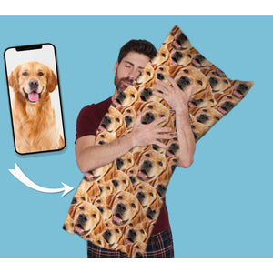 GeckoCustom Custom Photo Dog Cat Rectangle Pillow Case TA29 890397