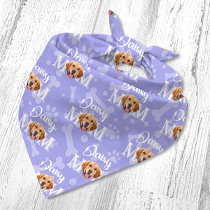 GeckoCustom Custom Photo Dog Dad Dog Mom Bandana H082 890490