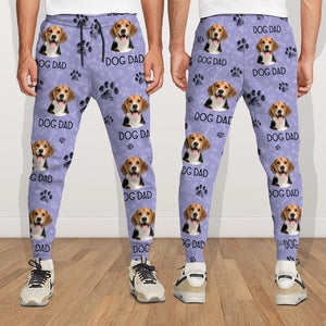 GeckoCustom Custom Photo Dog Dad Dog Mom For Men and Women Sweatpants N304 889802