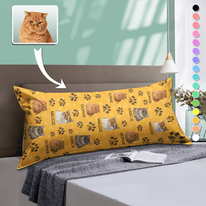 GeckoCustom Custom Photo Dog Mom Cat Mom Rectangle Pillow Case TA29 890152