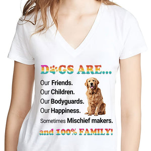 GeckoCustom Custom Photo Dogs Are Our Friends Our Children Our Bodyguards Our Happiness Shirt TA29 889564