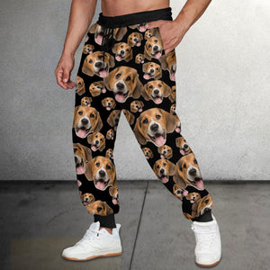 GeckoCustom Custom Photo For Dog Lovers Sweatpants TA29 889584