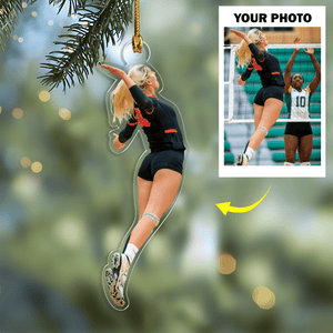 GeckoCustom Custom Photo For Sport Player Christmas Acrylic Ornament TH10 891491