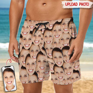 GeckoCustom Custom Photo Full Face Beach Short N304 889317