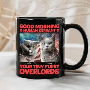 GeckoCustom Custom Photo Good Morning Human Servant Pet Mug N304 890477