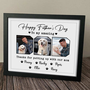 GeckoCustom Custom Photo Happy Father's Day To My Amazing Dad Picture Frame K228 889170 8"x10"