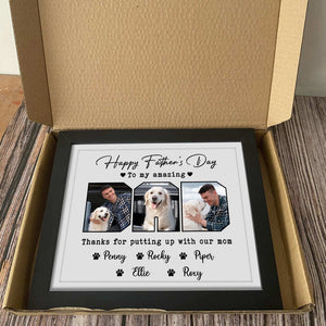 GeckoCustom Custom Photo Happy Father's Day To My Amazing Dad Picture Frame K228 889170 8"x10"