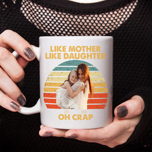 GeckoCustom Custom Photo Happy Mother's Day Like Mother Like Son Family Mug T286 890426