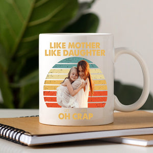 GeckoCustom Custom Photo Happy Mother's Day Like Mother Like Son Family Mug T286 890426