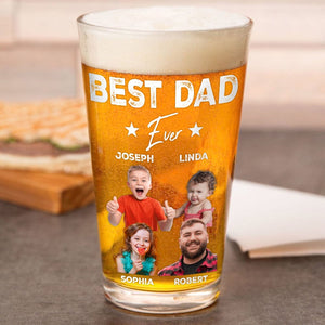 GeckoCustom Custom Photo Husband Father Legend Beer Glass TH10 890989 16oz