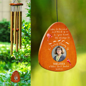 GeckoCustom Custom Photo In Loving Memory Of You Memorial Wind Chimes N304 889923