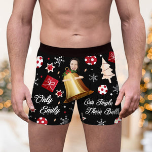 GeckoCustom Custom Photo Jingle My Bells Christmas Boxer Briefs N304 889736