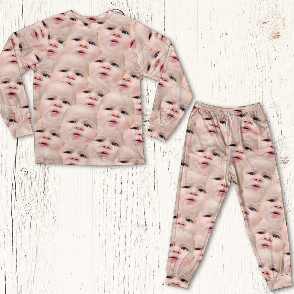 GeckoCustom Custom Photo Kid Face, Family Face Sleepwear HA75 891352