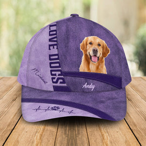 GeckoCustom Custom Photo Love Dog Classic Cap TA29 889965 Polyester