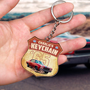 GeckoCustom Custom Photo My Garage My Car Acrylic Keychain N304 889779