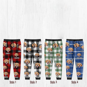 GeckoCustom Custom Photo Name Dog Cat Men And Women's Sweatpants K228 888775