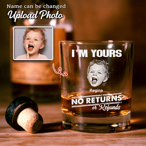 GeckoCustom Custom Photo No Returns Or Refunds Family Rock Glass TH10 890873