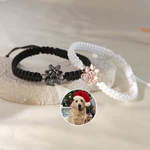 GeckoCustom Custom Photo Projection Bracelet Pet Jewelry Memorial Gift HA75 891522 Minimalist