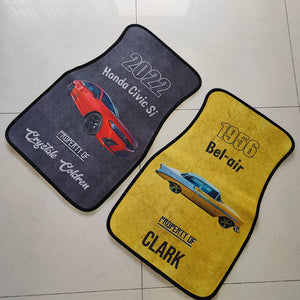 GeckoCustom Custom Photo Property Of You Car Mats NA29 889803