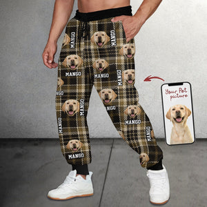 GeckoCustom Custom Photo Seamless Pattern Dog Cat Sweatpants TA29 890091