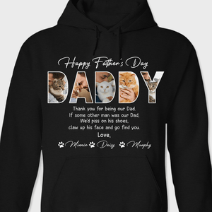 GeckoCustom Custom Photo Thank You For Being My Dad Father's Day Dark Shirt TH10 890903