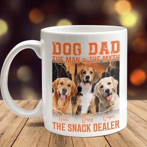 GeckoCustom Custom Photo The Man The Myth The Snack Dealer Pet Mug N304 890391