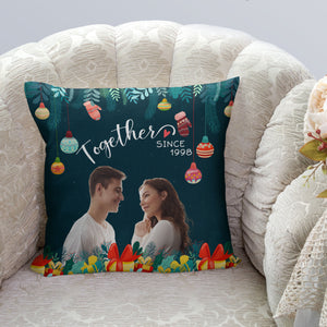 GeckoCustom Custom Photo Together Since Couple Pillow N304 889537