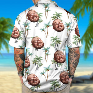 GeckoCustom Custom Photo Vacation Style Cat Hawaii Shirts N304 890527