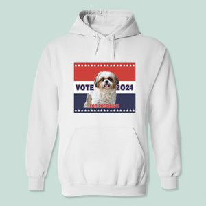 GeckoCustom Custom Photo Vote For President 2024 Dog Shirt T368 889463