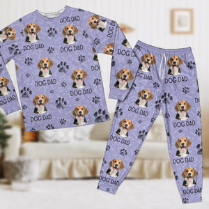 GeckoCustom Custom Photo With Paw For Dog Lovers Pajamas N304 889764