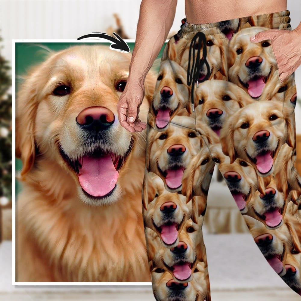 GeckoCustom Customized Sweatpants Upload Photo Dog Cat For Men and Women's N369 888950 120728