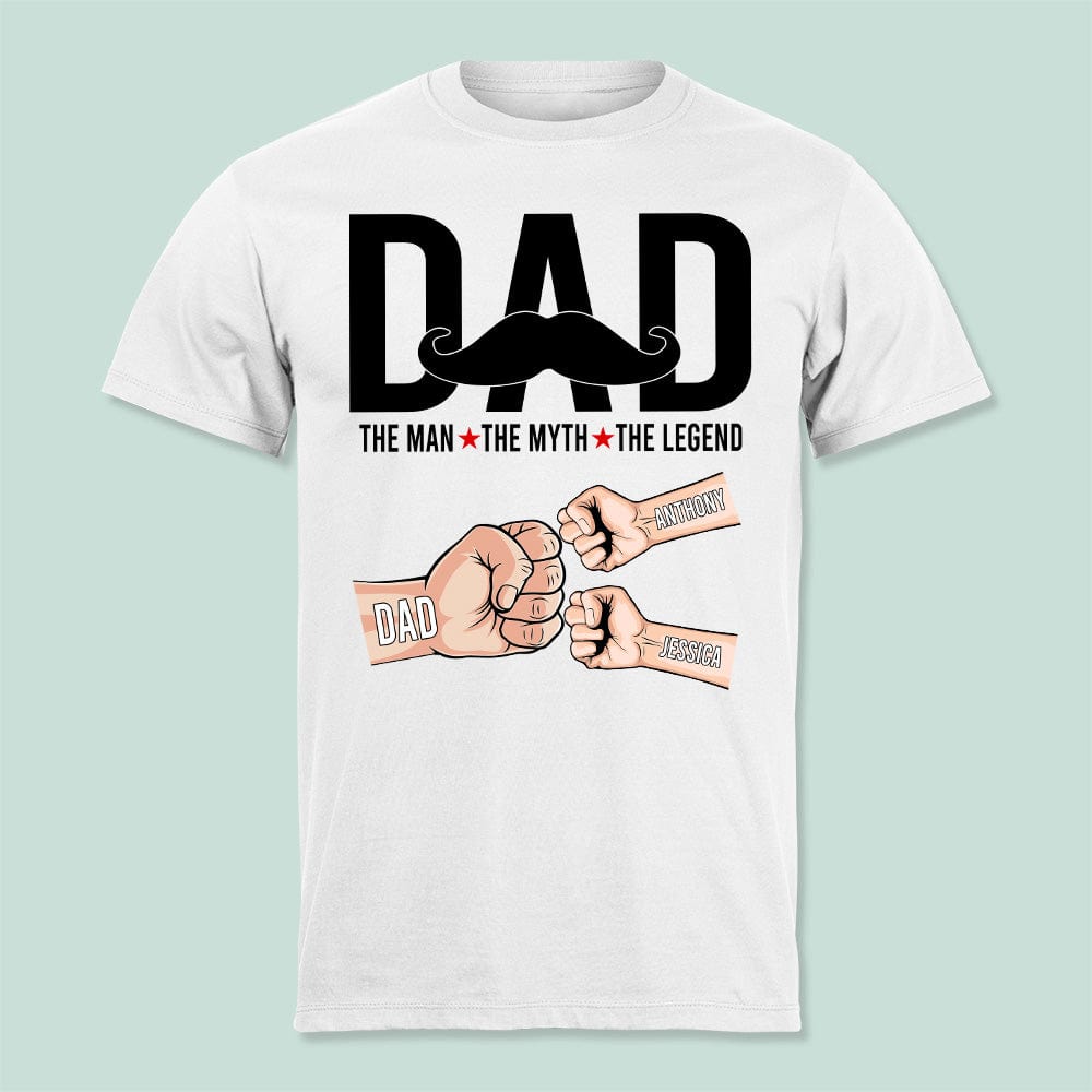 GeckoCustom Dad The Man The Myth The Legend Shirt N304 889212