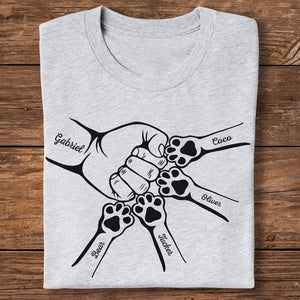 GeckoCustom Dog Dad With Paw For Dog Lovers Bright Shirt Personalized Gift N304 890370