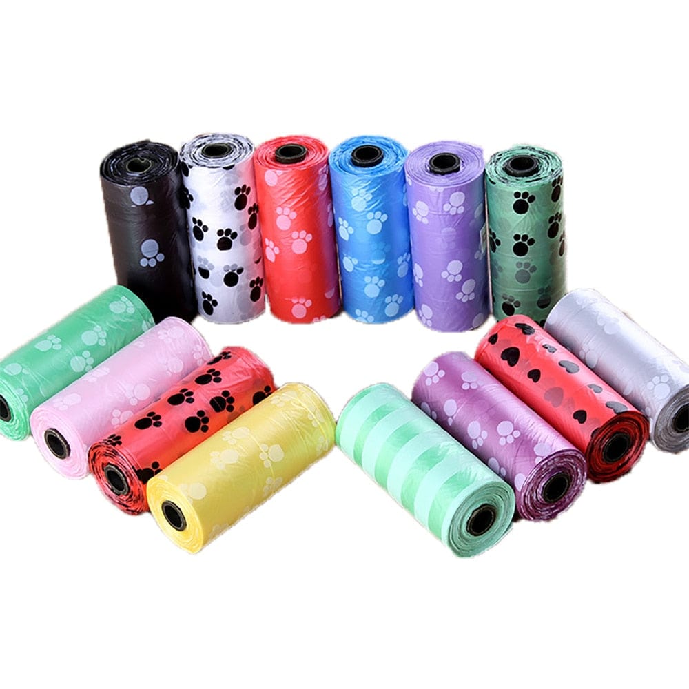 GeckoCustom Dog Waste Bags with Dispenser 5 Roll Mix