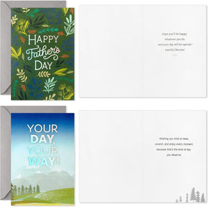 GeckoCustom Father'S Day Cards Assortment, Tools and Outdoors (16 Cards with Envelopes)