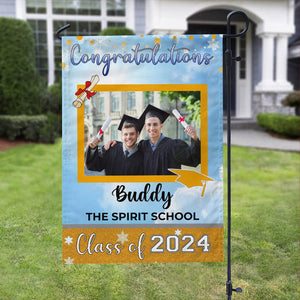 GeckoCustom Graduation Flag To Graduation Class Of 2024 12"x18"