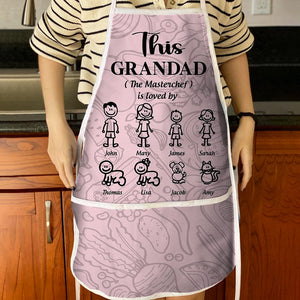 GeckoCustom Happy Father's Day This Daddy The Master Chef Is Loved By Cotton Apron HO82 890498