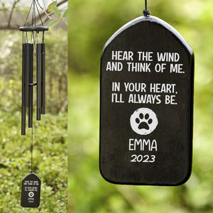 GeckoCustom Hear The Wind And Think Of Me Memorial Wind Chimes Personalized Shirt K228 889829