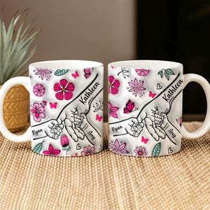 GeckoCustom Hold My Hand, Hold My Heart 3D Mug Personalized Gift DM01 890941