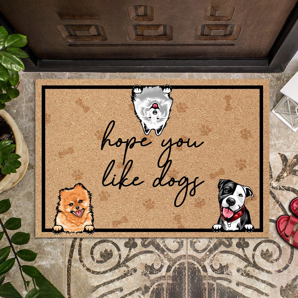 GeckoCustom Hope You Like Dogs For Dog Lovers Doormat N304 889342