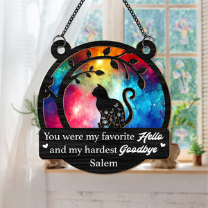 GeckoCustom I Loved Your Whole Life Cat Memorial Suncatcher HA75 891362