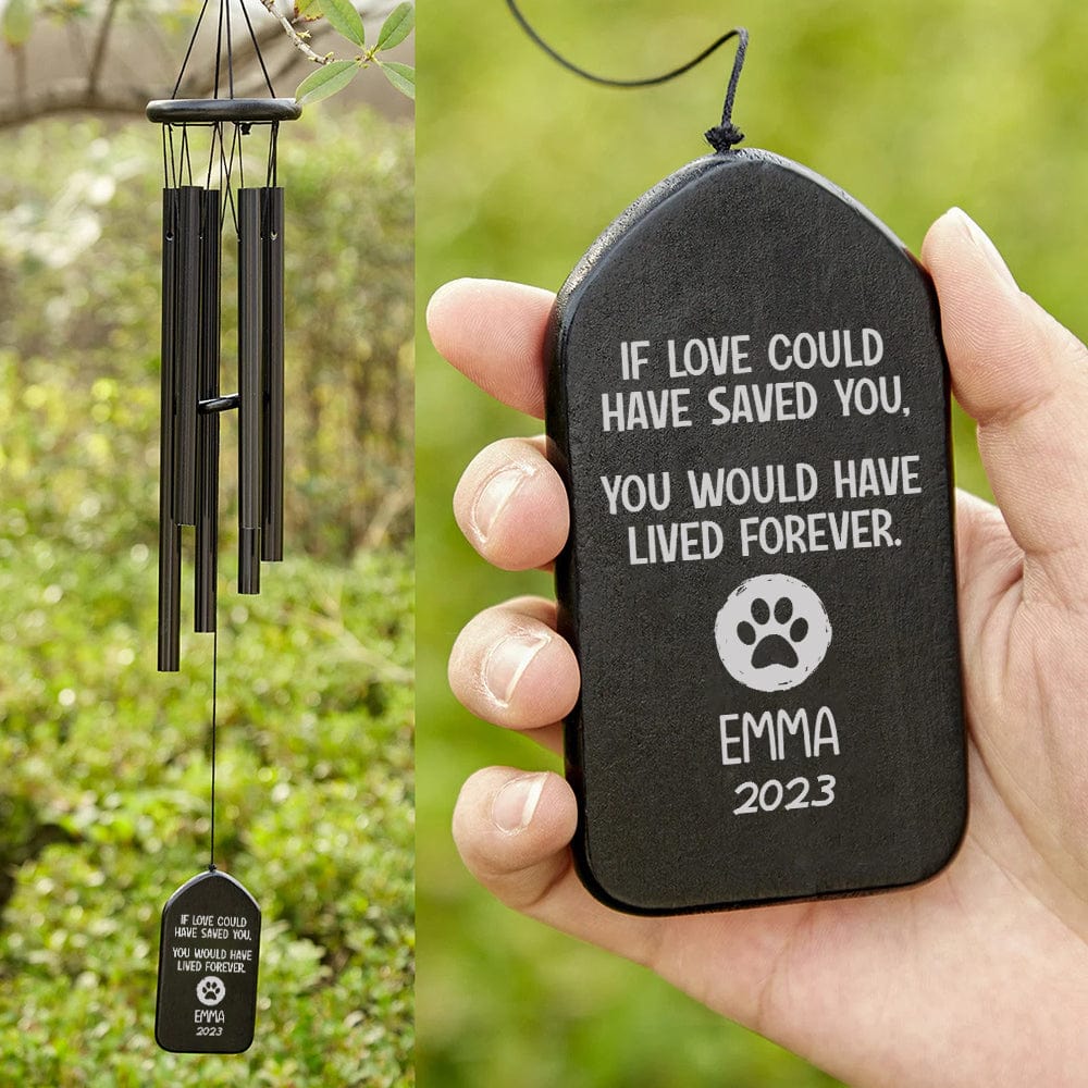 GeckoCustom If Love Could Have Saved You Memorial Wind Chimes Personalized Gift N369 889979