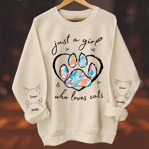 GeckoCustom Just A Girl Who Loves Pet Sweatshirt Personalized Gift DA199 890297