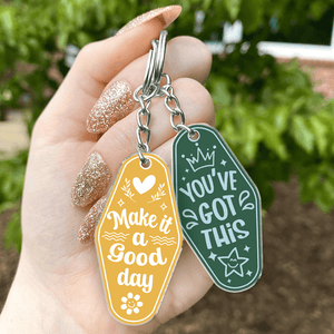 GeckoCustom Kindness Is Magic With Retro Style Acrylic Keychain Personalized Gift K228 889814