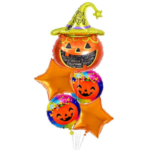 GeckoCustom Large Inflatable Ghost Tree Pumpkin Witch Balloons Halloween Spider Bat Mummy Balloon Scary Halloween Party Decoration Kids Toy Light Green / Other