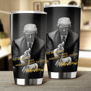 GeckoCustom Let's Make America Great Again Fat Tumbler Personalized Gift HO82 890730 20 oz