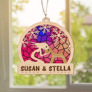 GeckoCustom Loving Fur Babies Dog Suncatcher Ornament Personalized Gift N304 889726